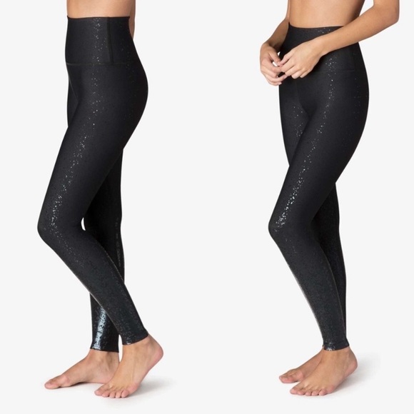 Beyond Yoga High Waisted Alloy Ombre Midi Leggings - Picture 2 of 12